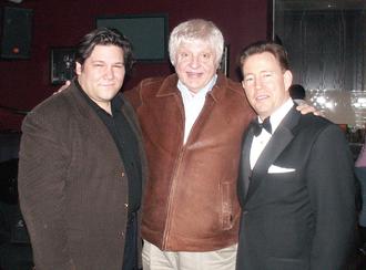 Legendary entertainer Billy Pierce with singers Bryon Garrison and "Mr. Rat Pack" Frank Lamphere