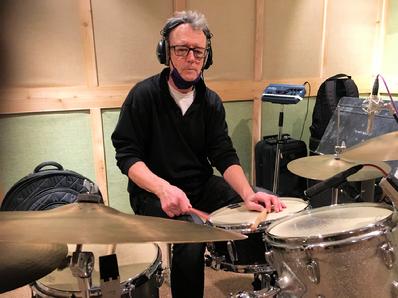 One of the busiest and best jazz drummers in the business, Phil Gratteau playing on Frank Lamphere's recording session for "Now THAT'S Amore" Feb 09 2021  